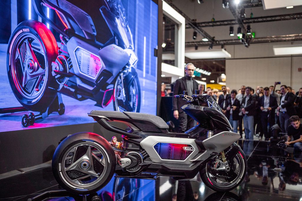 ZEEHO מציגה את קטנוע העתיד החשמלי Magnet Concept בתערוכת EICMA במילאנו