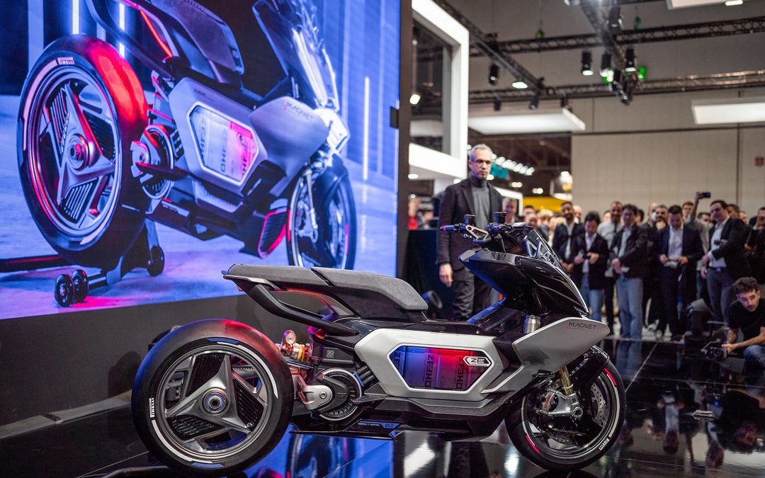 ZEEHO מציגה את קטנוע העתיד החשמלי Magnet Concept בתערוכת EICMA במילאנו